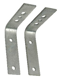 Fender Mounting Brackets for 7 Inch Wide Fender - Pair (2) - Bolt-On