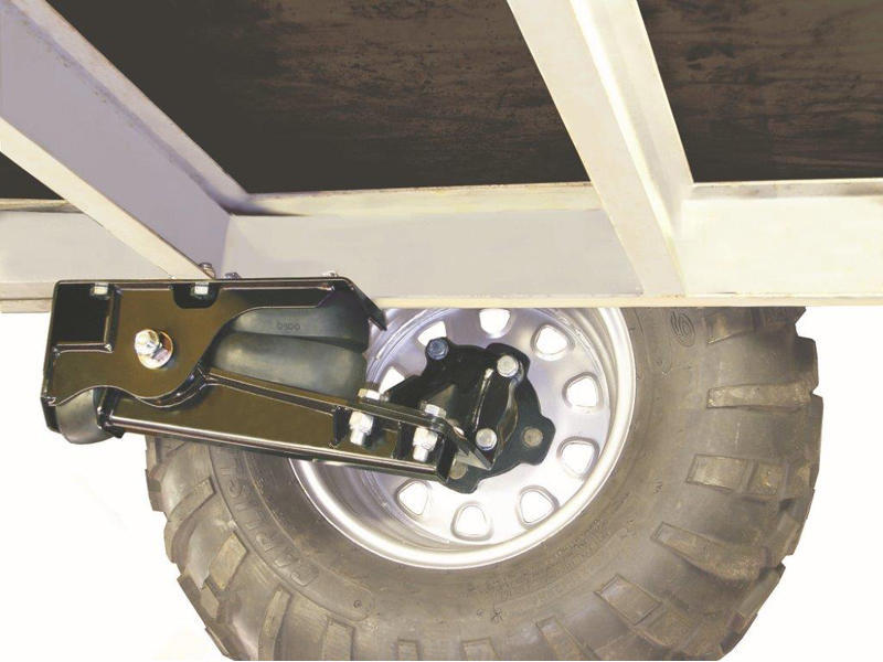 HD Axle-Less Trailer Suspension with Long Spindles - 2,200 Lb. Capacity