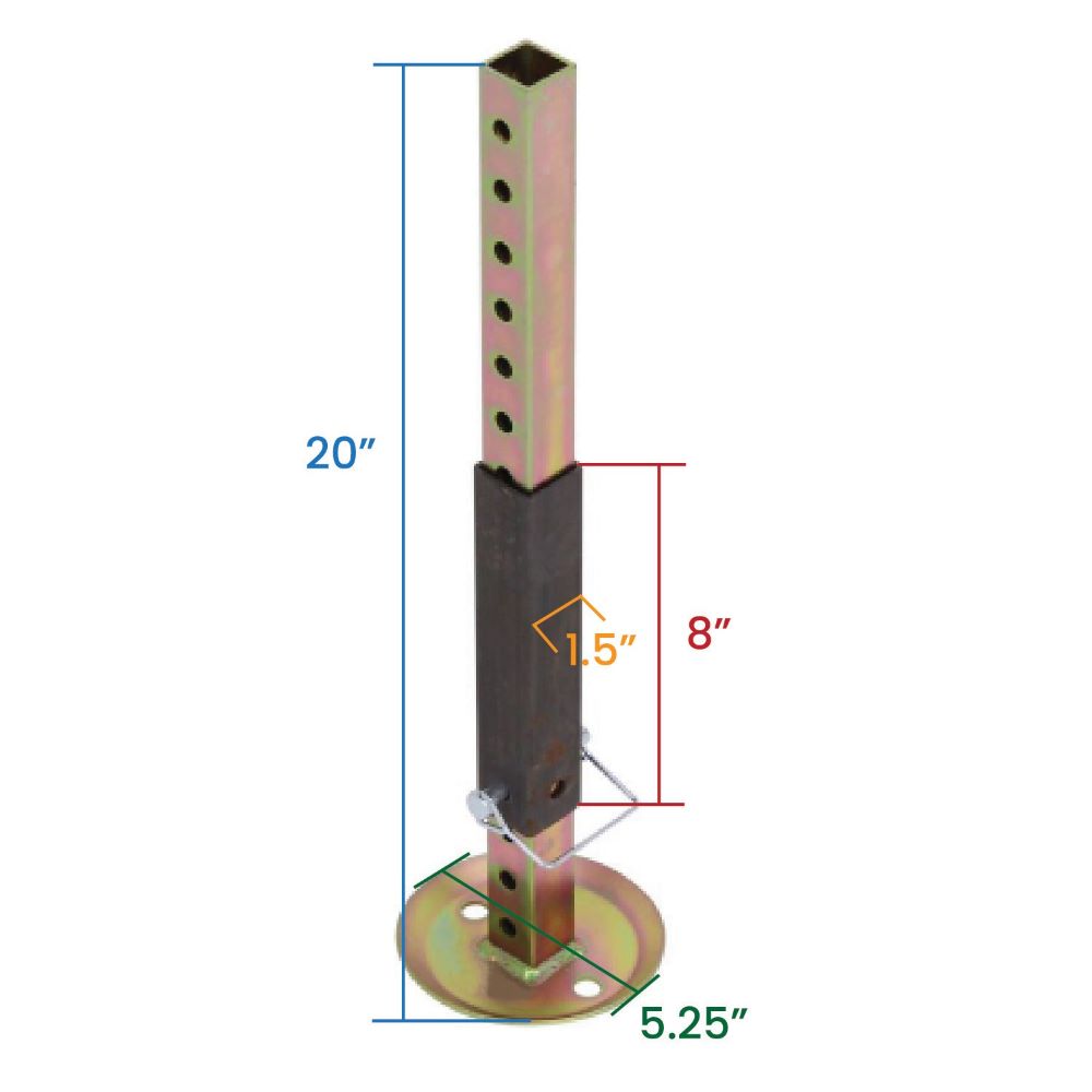 Stabilizer Jack (Telescopic  2K capacity)