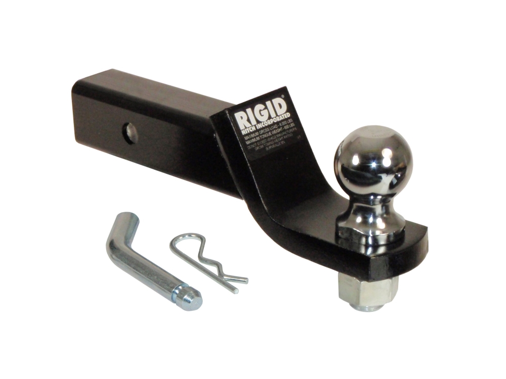 Rigid HItch UB-217D-K Trailer Hitch Ball Mount with 2-Inch Ball & Pin, Fits 2-in Receiver, 8,500 lbs, 2